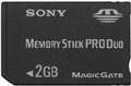 Sony Memory stick pro duo 2GB