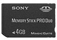 Sony Pro Duo 4GB